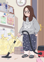 Load image into Gallery viewer, Just a Girl 2 Gray & Navy ver.