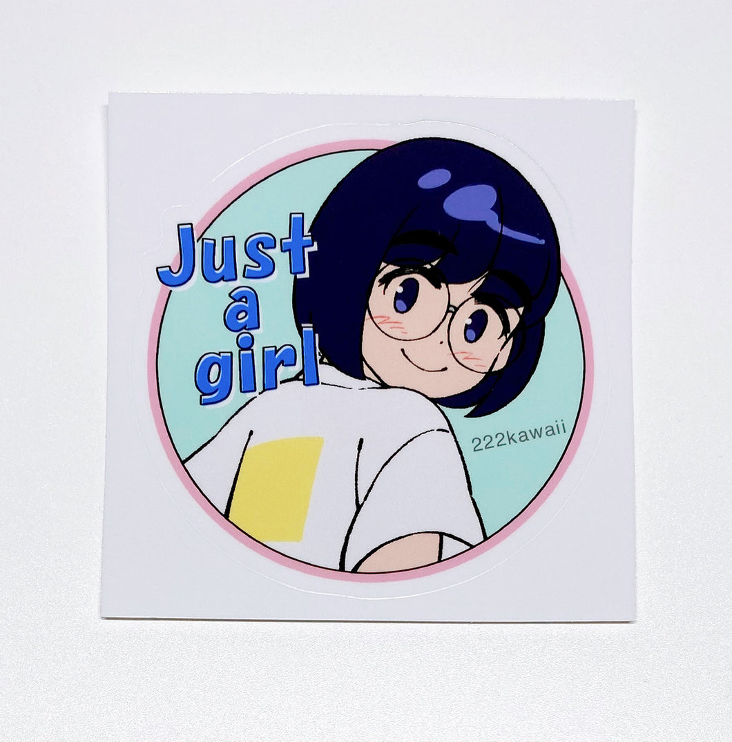 Sticker01-Just a girl